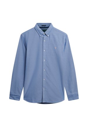 Superdry CLASSIC OXFORD LONG SLEEVE - Shirt - azure blue chambray oxford