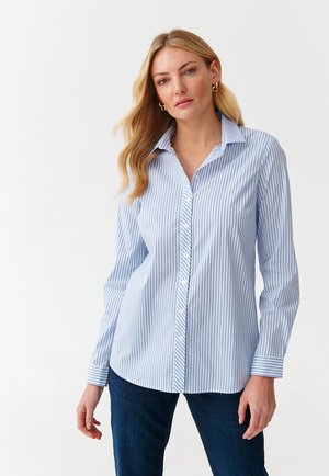 ELISHA  - Button-down blouse - blue