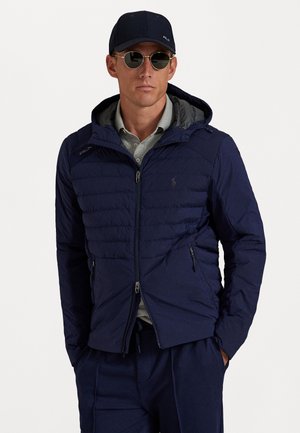QUILTED HOODED JACKET - Outdoorjacke - refined navy