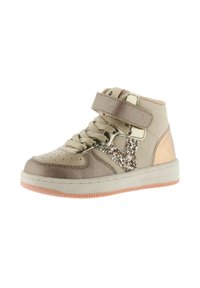 Victoria Shoes TIEMPO MID GLITTER ELASTIC - Scarpe primi passi - platino