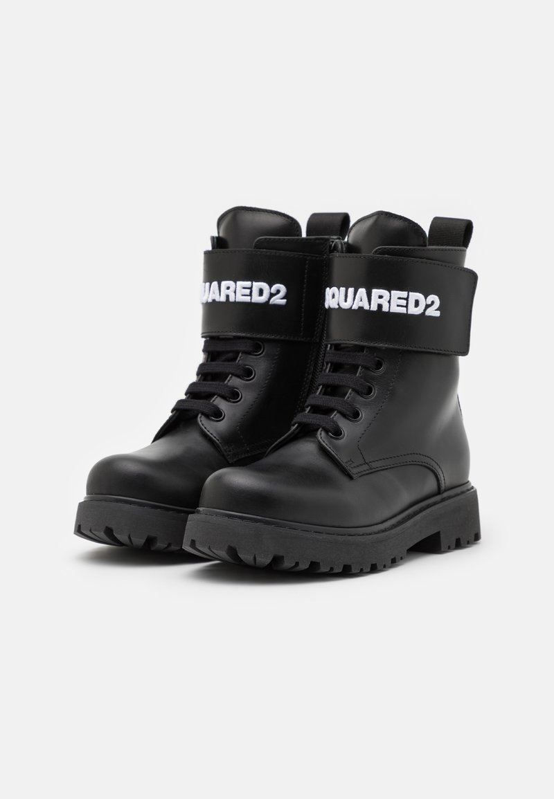 Kinder Bekleidung | Dsquared2 UNISEX Schnürstiefelette black/schwarz - IO72904 Kinder Bekleidung | Dsquared2 UNISEX Schnürstiefelette black/schwarz - IO72904