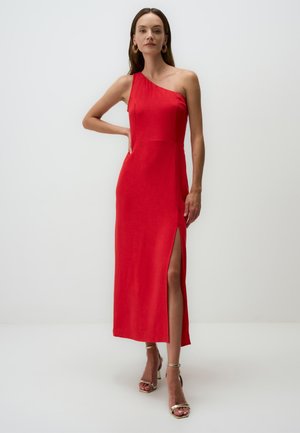 Jimmy Key STRAIGHT FIT ONE SHOULDERED - Maxi dress - red