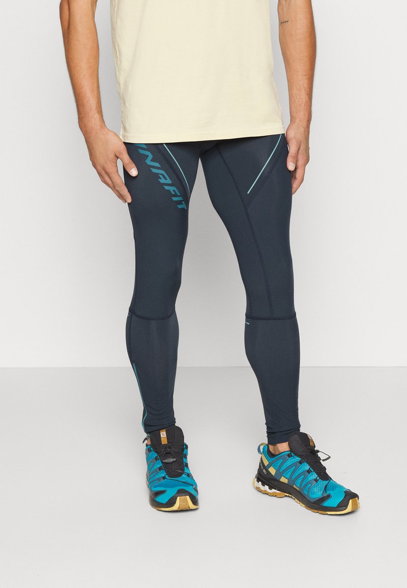 Dynafit WINTER RUNNING TIGHTS - Κολάν - blueberry storm blue
