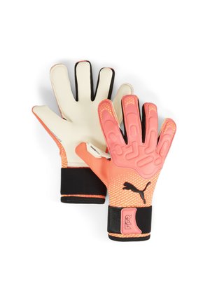 Puma FUTURE PRO HYBRID  - Gants de gardien de but - rosagelbschwarz