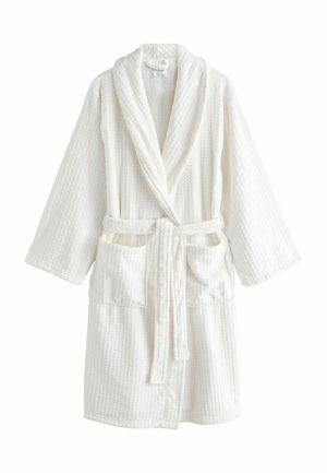 REGULAR FIT - Morgonrock - white