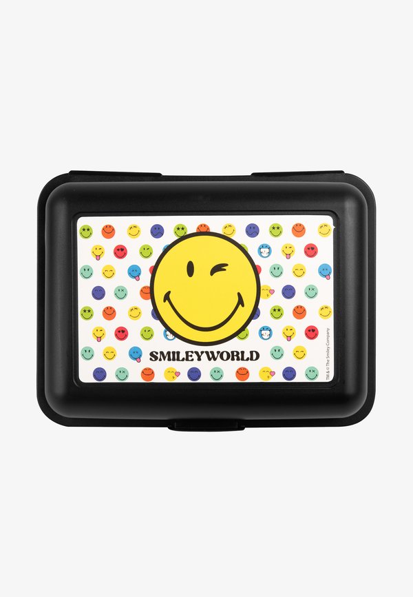 SMILEYWORLD -BUTTERBROTDOSE MIT TRENNWAND – Brotdose – schwarz