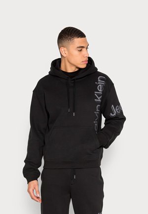 VERTICAL BOLD INSTIT HOODIE - Felpa - black