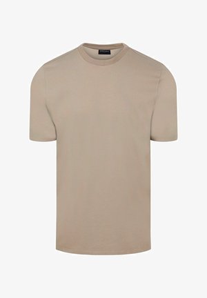 Suitable, TIM - MODERN-FIT - Basic T-shirt - beigetaupe