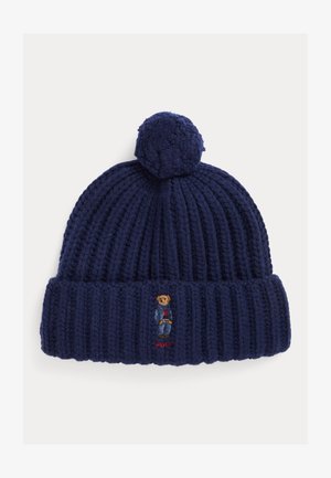 Polo Ralph Lauren POLO BEAR RIB POM-POM BEANIE - Megzta kepurė - hunter navy