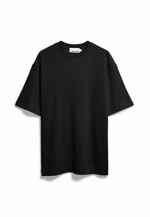 ARMEDANGELS, MAARKOS WAFFLE - T-shirt basic - black