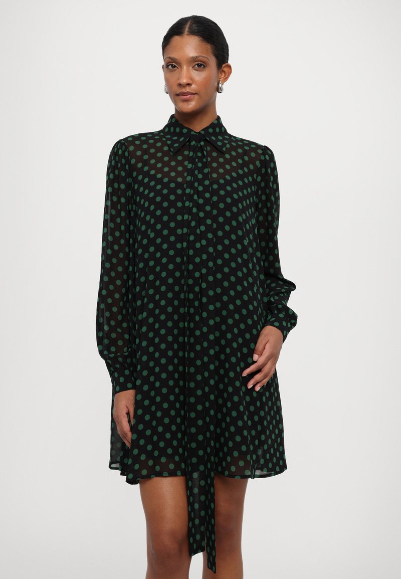 MICHAEL Michael Kors PARISIAN DOT BOW DRESS - Shirt dress - moss/green - Zalando.ie MICHAEL Michael Kors PARISIAN DOT BOW DRESS - Shirt dress - moss/green - Zalando.ie