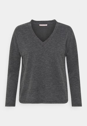 T-shirt à manches longues - mottled grey