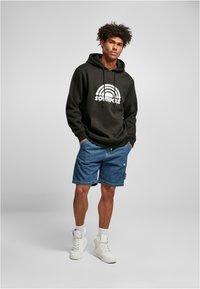 Southpole SPRAY - Kapucnis pulóver - black