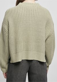 Urban Classics Stickad tröja - light green