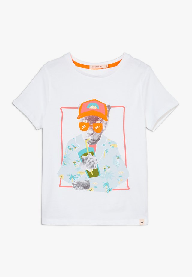 T-shirt con stampa - white