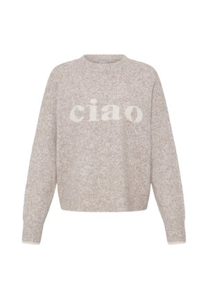 Fransa, FRFLORENCE PU 2 - Pullover - driftwood text