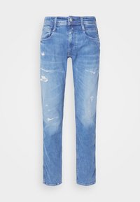 ANBASS PANTS - Džíny Slim Fit - medium blue