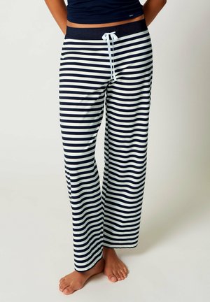 Skiny, SKINY DAMEN HOSE LANG NIGHT IN MIX & MATCH - Pyjama bottoms - navyblazer stripes