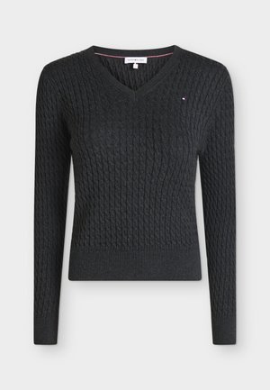 Tommy Hilfiger, Trui - dark grey heather
