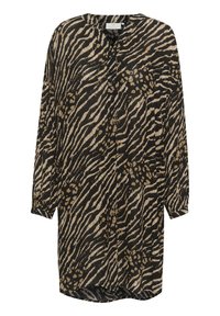 Unselected, black and brown animal print