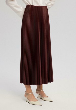 Gonna a campana - burgundy