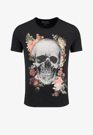 Key Largo MT FAST ROUND - T-shirt con stampa - blue/blu Key Largo MT FAST ROUND - T-shirt con stampa - blue/blu