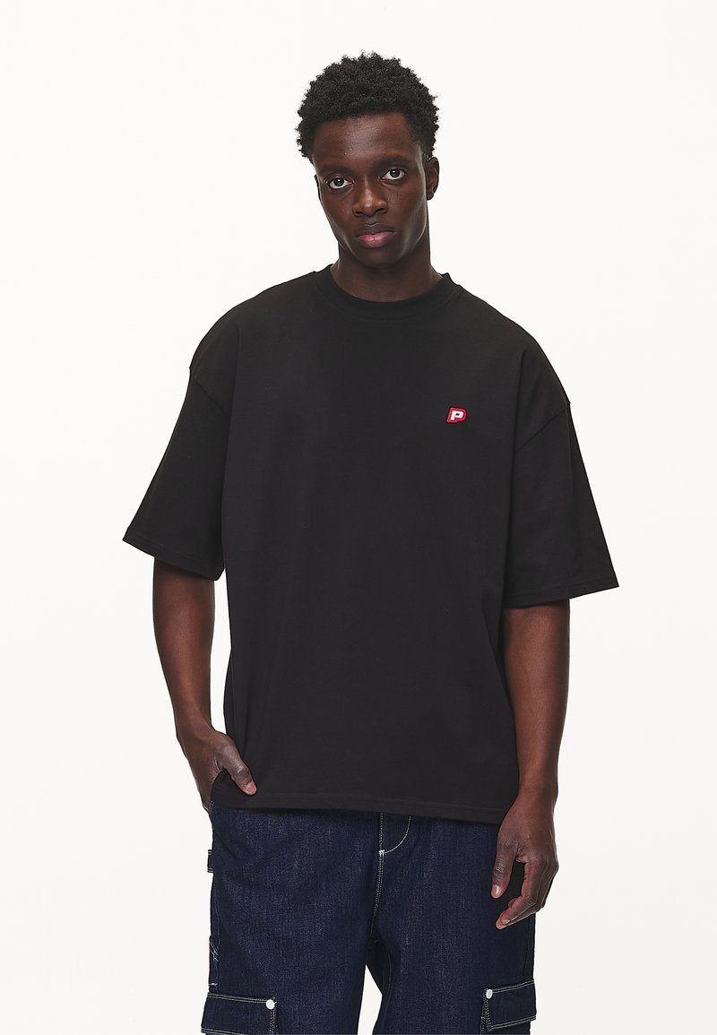 Pegador - LEONO BOXY TEE - Basic T-shirt - washed black, Enlarge