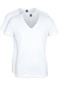 Suitable TIEF V-AUSSCHNITT VITARU STRETCH 2 PACK - T-shirt basic - white