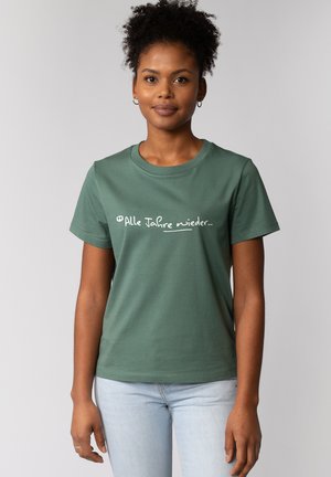 ALLE JAHRE WIEDER - T-Shirt print - green bay