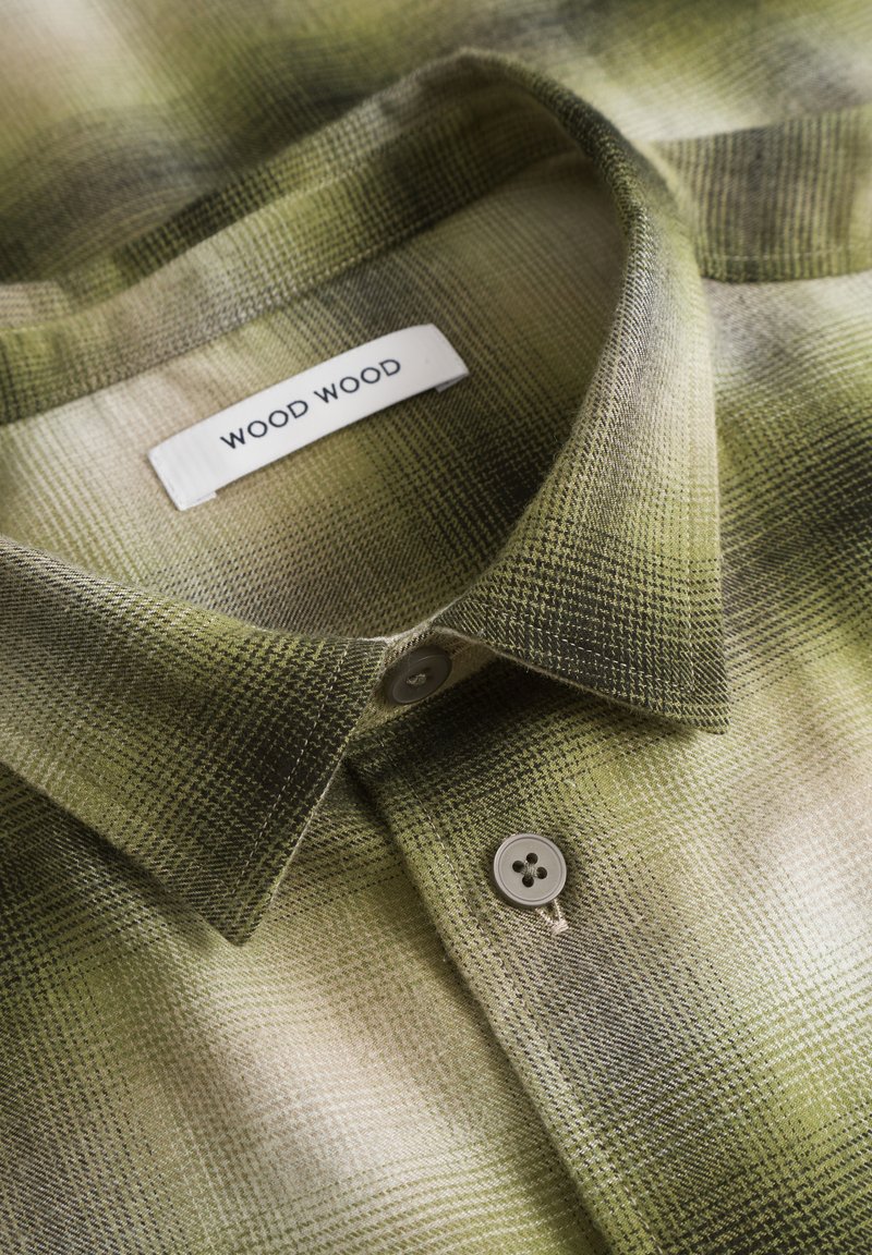 WOOD WOOD Chemise - deep lichen check