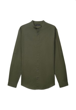 Terranova, COLLO COREANA MISTO - Camicia - salvia