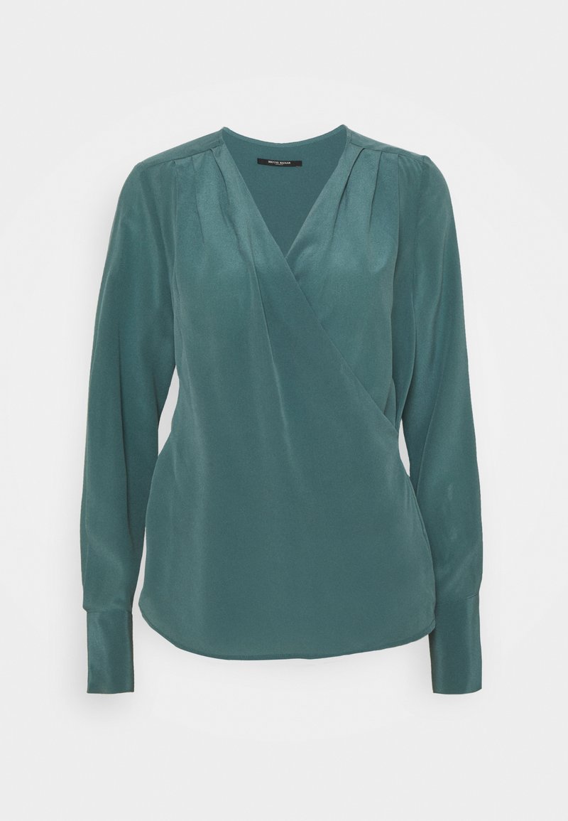 Bruuns Bazaar Blouse petrol gemêleerd