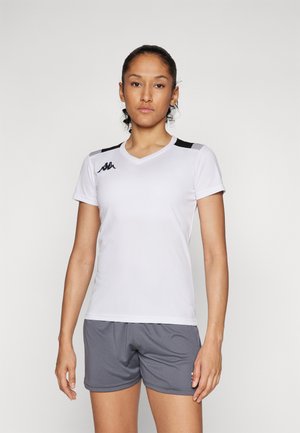 T-shirt imprimé - white/black