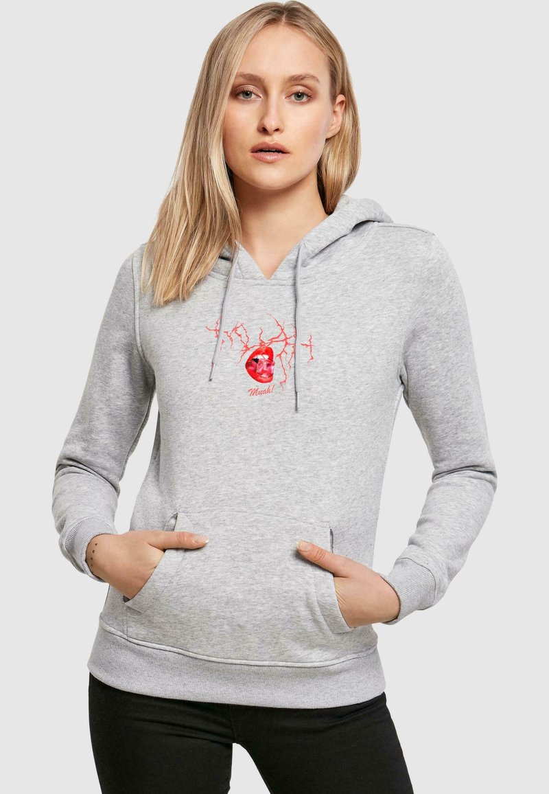 Mister Tee MUAH - Sweat à capuche - heather grey