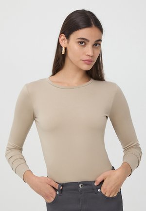 Terranova Maglietta a manica lunga - fango