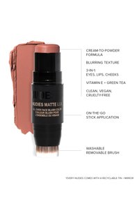 NUDESTIX NUDIES ALL OVER FACE MATTE LUX BLUSH - Rouge - nude buff