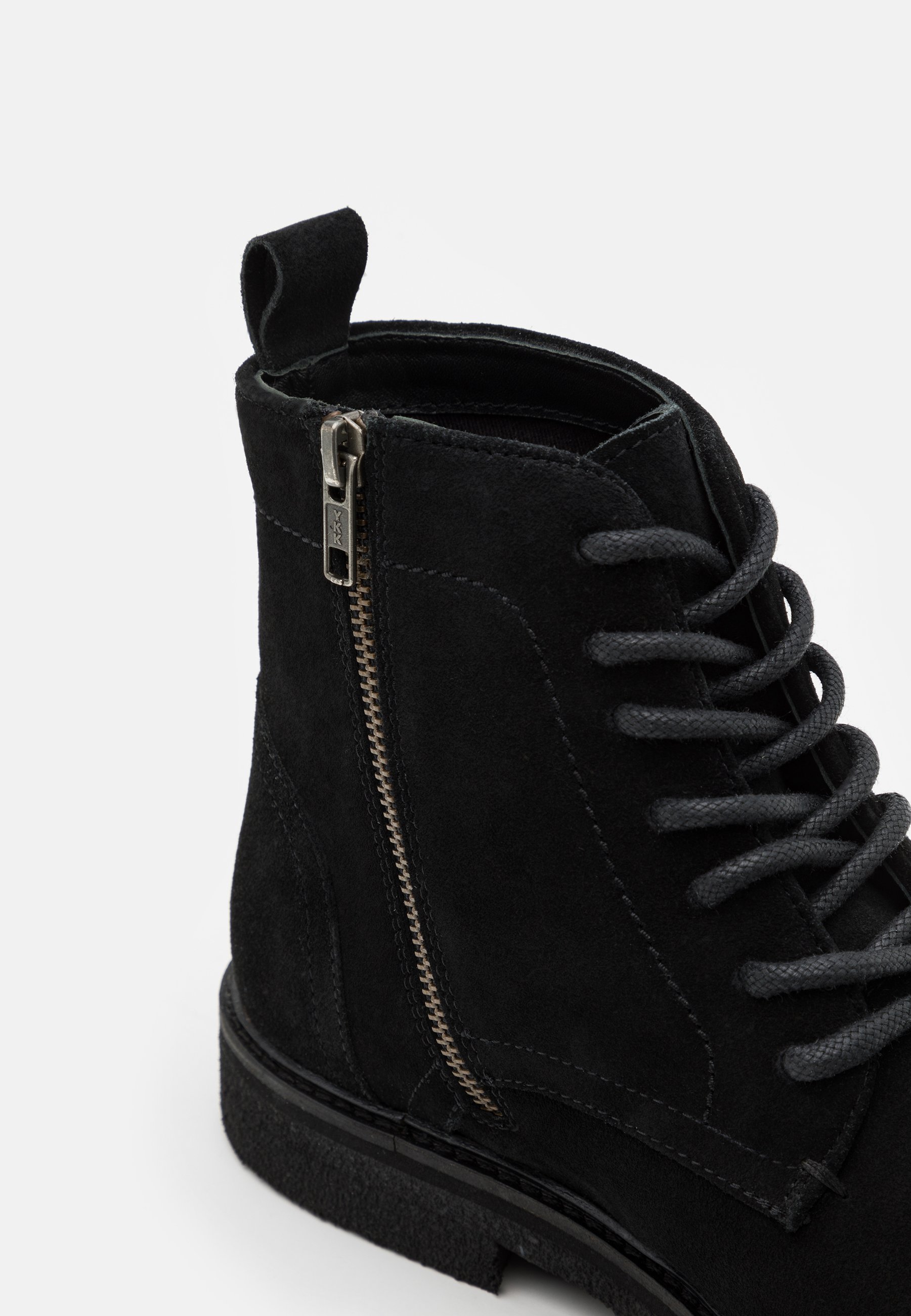 Zign LEATHER - Botines con cordones - black/negro - Zalando.es