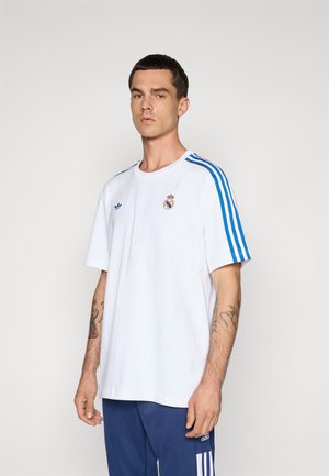 REAL MADRID ICON TEE - Klubbkläder - white/bluebird