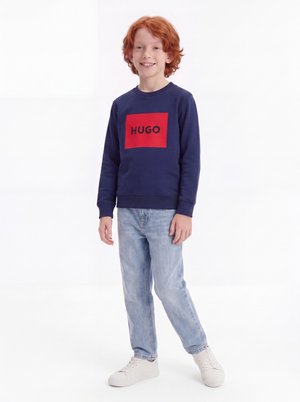 HUGO Kids Mikina - navy