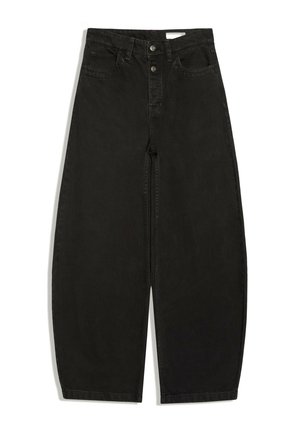 Bershka, BARREL - JEANS - Relaxed fit jeans - black