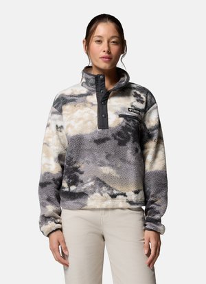Columbia HELVETIA™ II PRINTED CROPPED HALF SNAP - Fleecepullover - shark dreaming