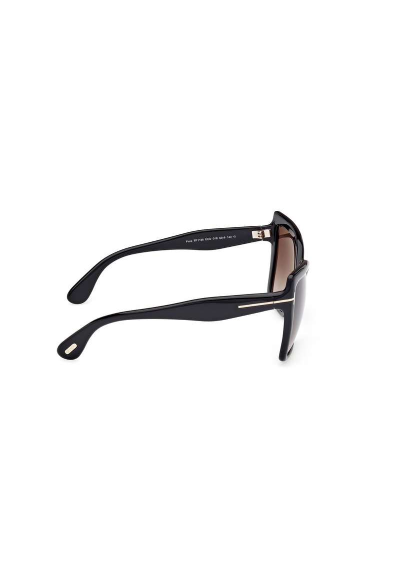 Lunettes De Soleil Tom Shield Mask - Style Ford, Verres Polarizés Unisexe (Écaille, Noir)