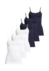 Non sélectionné, weiß blau