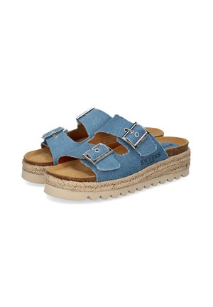 SONJA - Heeled mules - blue
