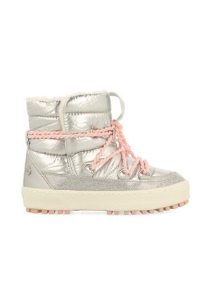 Bottines à lacets - silver-coloured