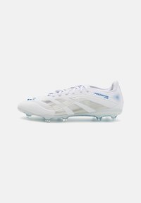 PREDATOR PRO FIRM GROUND - Fotballsko til fast underlag - cloud white/silver metallic/bright royal