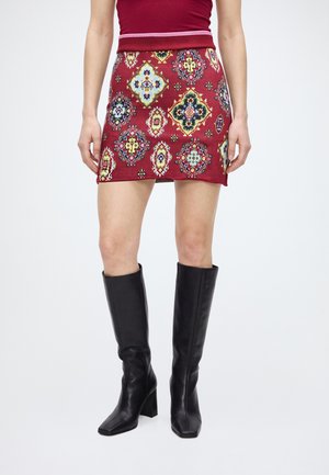 Never Fully Dressed, RED TILE JAKE SKIRT - Minijupe - red