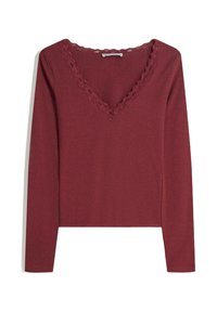 Hosszú ujjú felső - dark red