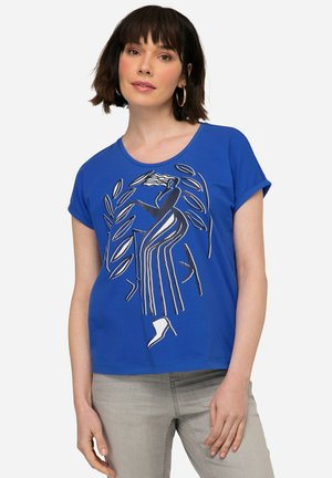 T-shirt con stampa - blue