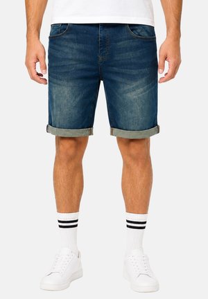 One Redox, ONE REDOX JEANSSHORTS MIT STRETCH & REGULAR-FIT ALS KURZE HOSE FÜR HERREN - Jeans Shorts - mittelblau
